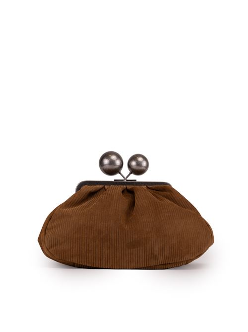 Pasticcino Bag Medium Destino in suede a costine Cammello WEEKEND MAX MARA | 2515511044600002